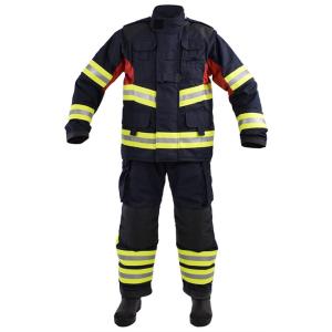 China Breathable Firefighter Clothing , Aramid Fiber Belt Fire Rescue Suit wholesale