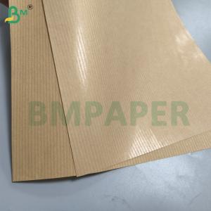 China High Strength 50gsm Pure MG Ribbed Kraft Paper Roll 750mm wholesale