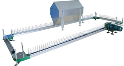 Chain Feeding System Chicken Breeding Equipment