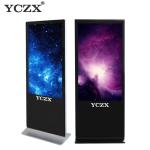 65 Inch Floor Standing Kiosk , Digital Information Display Monitors