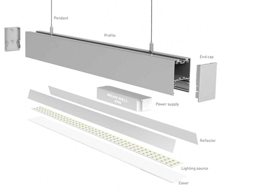 Wear Resistant IP44 40W LED High Power Wall Washer