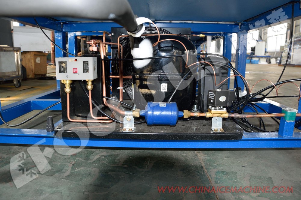 Core Components Compressor Clear Block Ice Making Machine for Food Standard Ice Sculpture