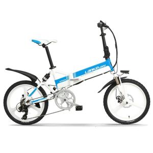 China Stable Full Suspension Folding Electric Bike L G Battery 6061 Aluminum Alloy wholesale