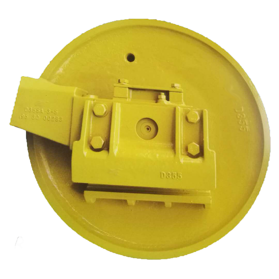 Excavator Front Idler Assy With Spring And Track Adjuster Assy For Mining Machinery