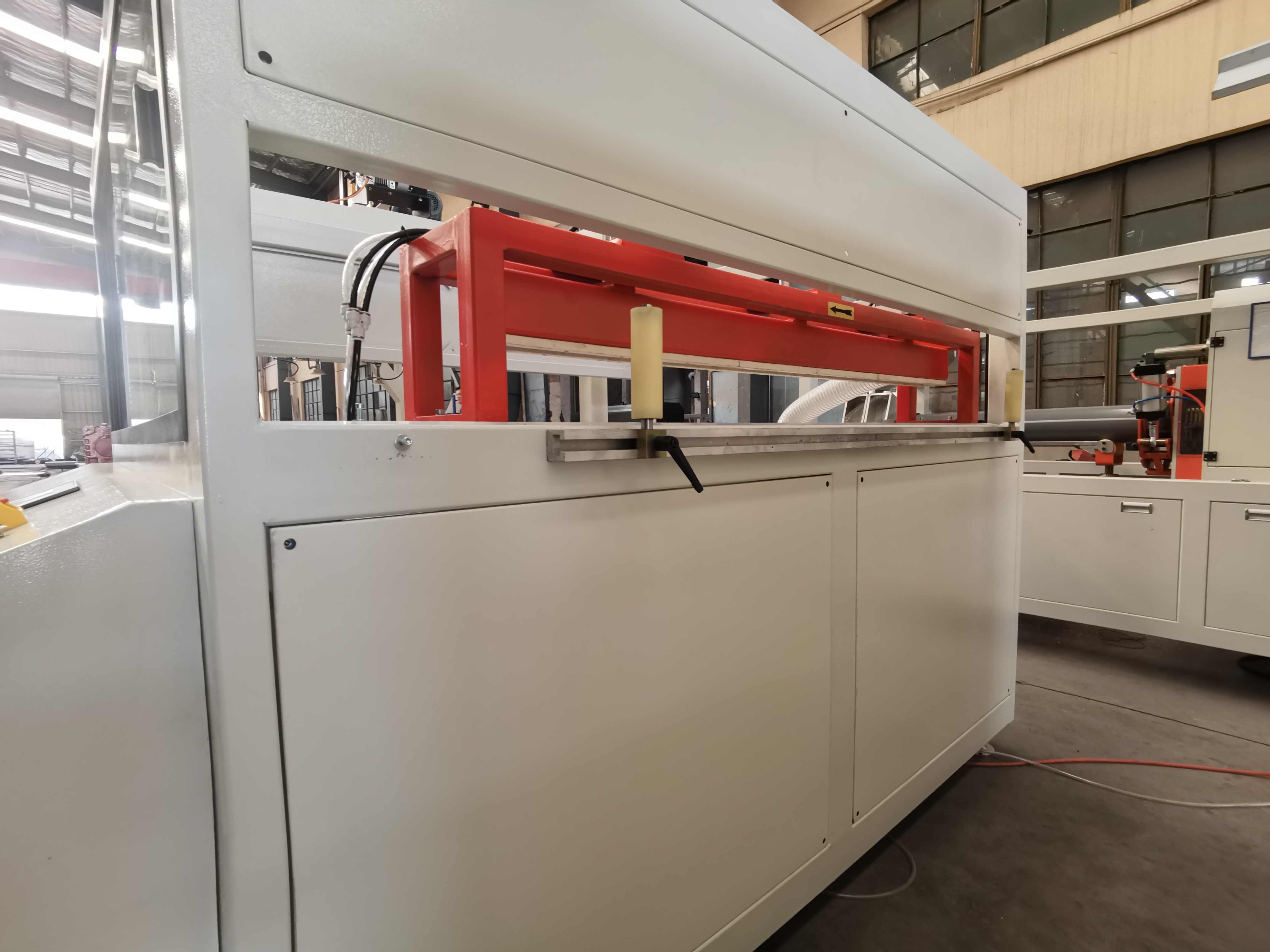 Plastic PVC Door And Window Frame Profiles Making Machine Production Line Including Extruder Machine PVC Wide Panel Making Machine