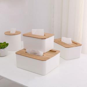 China Plastics Car Napkin Box 13.5X13cm Car Dashboard Tissue Holder wholesale