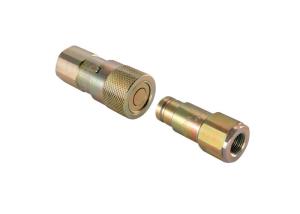 China 1'' Steel Flat Faced Hydraulic Quick Connect Couplers wholesale