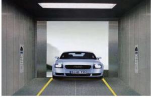 China FUJI 5000KG Commercial Car Elevator Mirror Stainless Steel wholesale