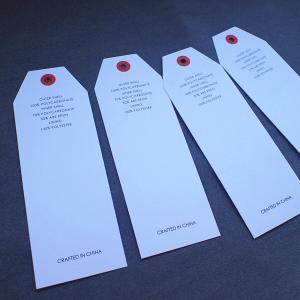 China Embroidered Garment Swing Tags wholesale