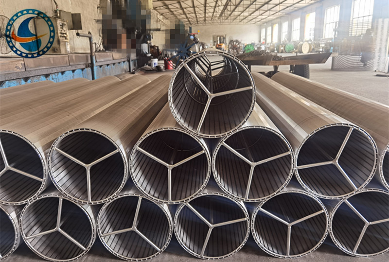 Cylinder Type Slotted Wedge Wire Screen Pipe Basket Strainer Stainless Steel
