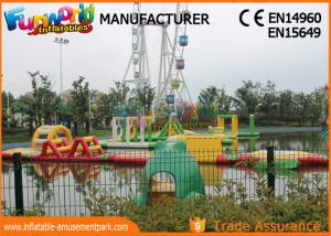 China 0.9mm PVC Tarpaulin Inflatable Water Parks , Mega Inflatable Water Sports for Adult wholesale