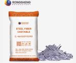 Rongsheng Alumina Steel Fiber Castable High Quality Abrasion Resistant Steel