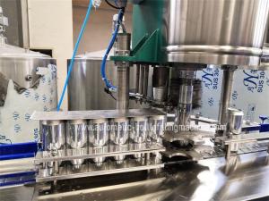 China 500ml Rotary Beverage Can Filling Machine With Capper wholesale