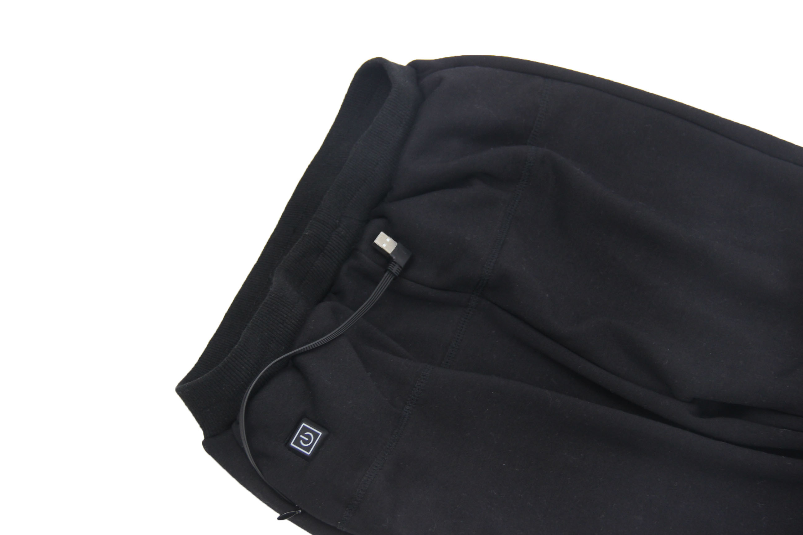Fleece Lined Warm Heated Electric Pants, USB Charging Heating Trousers