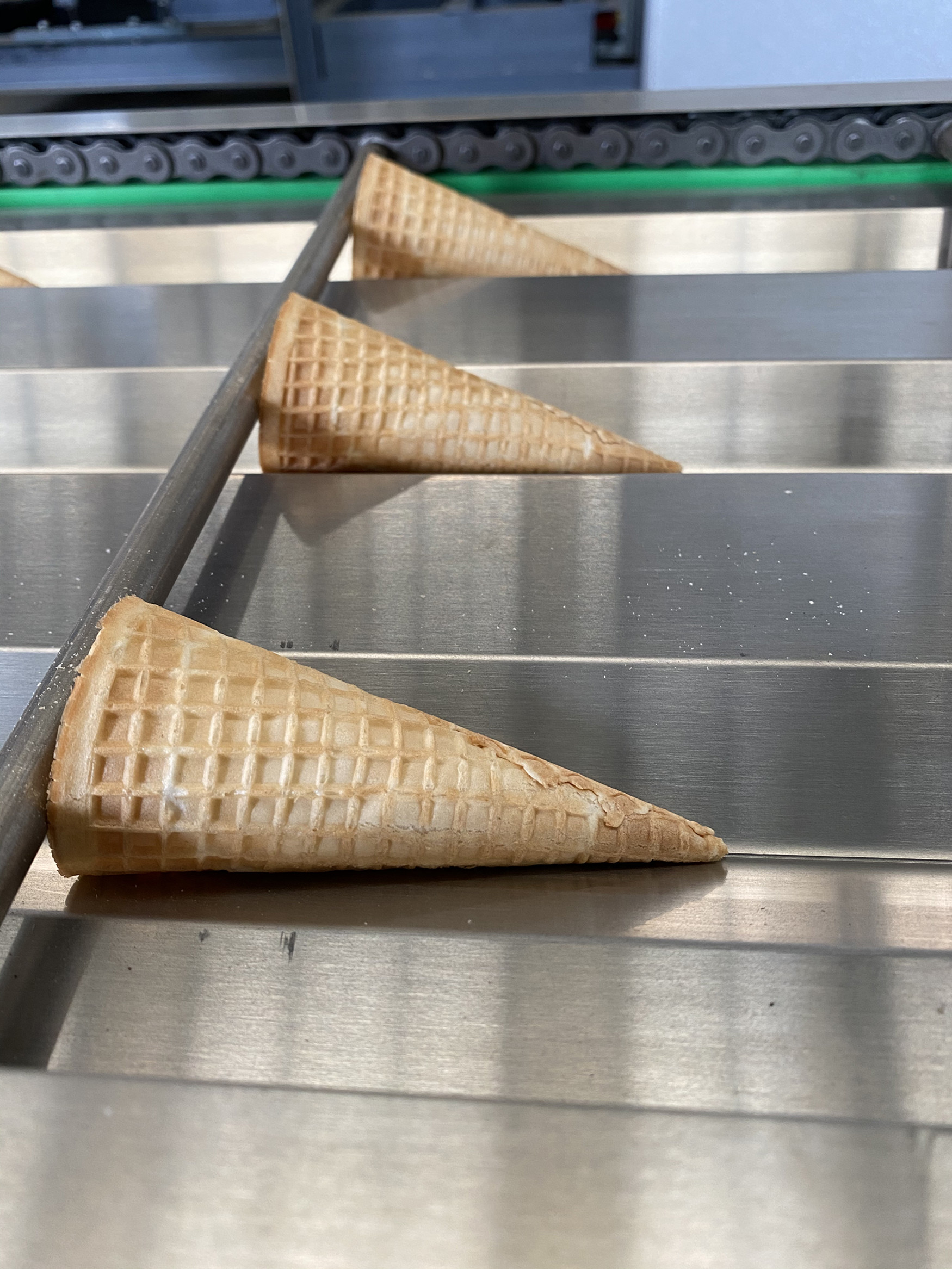 Wheat Flour 135mm 8kg/H Ice Cream Cone Making Machine