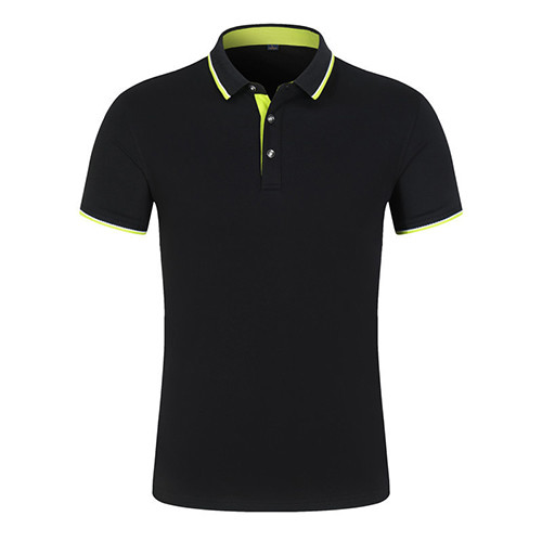 Temperament Slim OEM T Shirts Yellow Cotton Ladies Golf Polo Shirts For Running