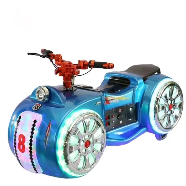 Electric Theme Amusement Park Cars Reverse Motorcycle Ride Game Machine