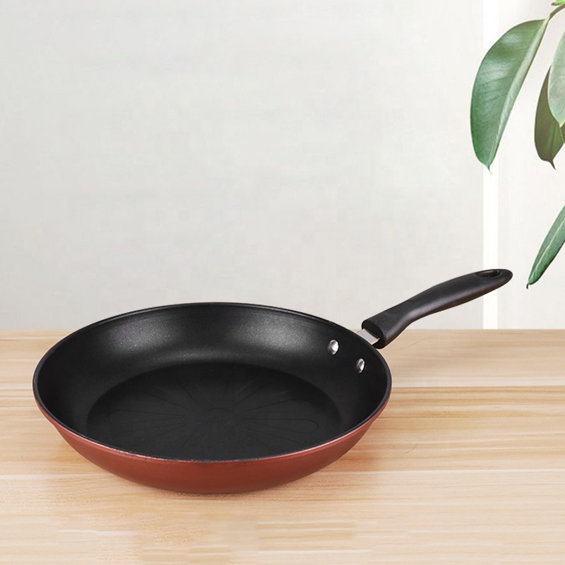 Factory Direct Sale Kitchen Cookware Cooking Pan Induction Cast Iron Panci Fry Pan Non Stick Frying Pan