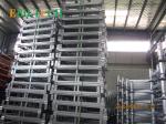 Foldable Stackable Steel Pallets , 4 Way Entry Warehouse Stacking Equipment