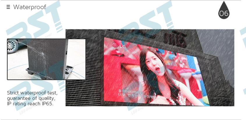 P6 RGB SMD Outdoor advertising LED Display Full Color Waterproof High Luminance