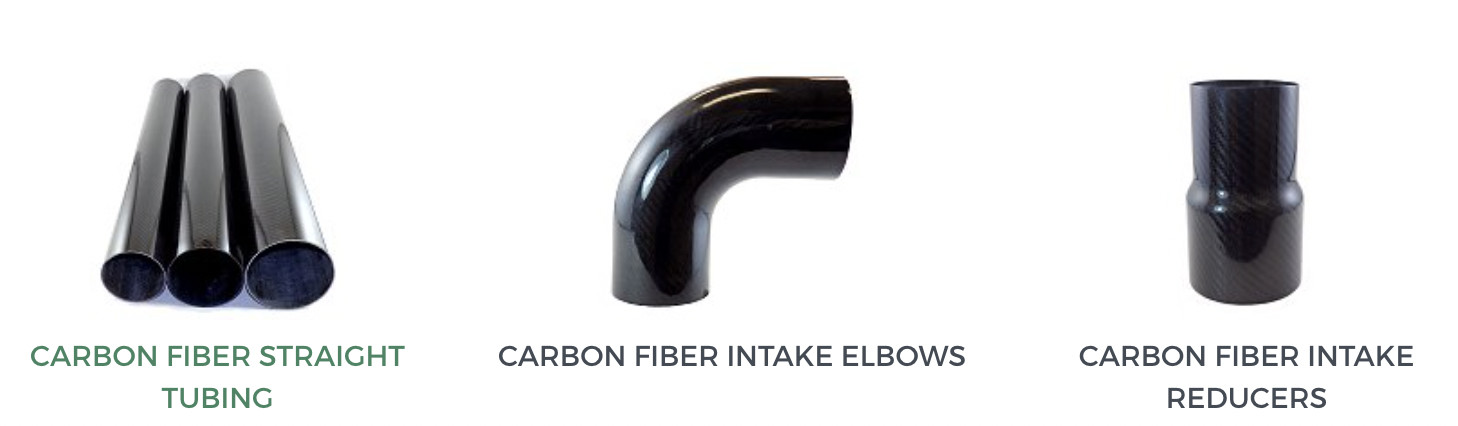 3k Weave Carbon Fiber Intake Open Air Box Inlet And Exhaust Components