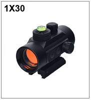 11 Level Brightness Reticle Optical Red Dot Scope for Aluminium Alloy 1X30 Sight