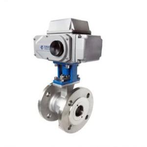 China High Temperature Stainless Steel Electric Flange Connection Ball Valve wholesale