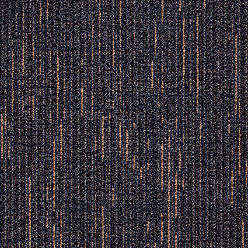 Indoor Blue Office Floor Coverings 100% Bamboo Fiber Jacquard Style