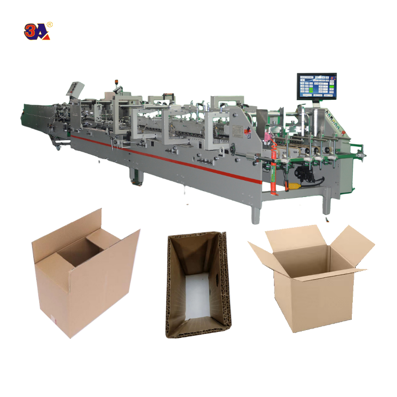 Automatic Carton Box Folder Gluer Machine for Corrugated Boxes Stable and Durable