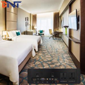 China Aluminum Brushed Media Wall Socket/Hotel USB Wall Sockets Plate wholesale