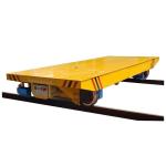 Accurate stopping electric rail transfer cart