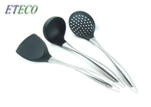 China 3 Piece Silicone Cooking Utensils Set , Eco Friendly Kitchen Utensils wholesale