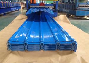 China Anti - Seismic Galvanised Corrugated Roofing Sheets Good Skin Stiffness Waterproof wholesale