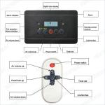 Low Noise Beauty Nail Salon Fume Extractor / Nail Smell Purifying System 3