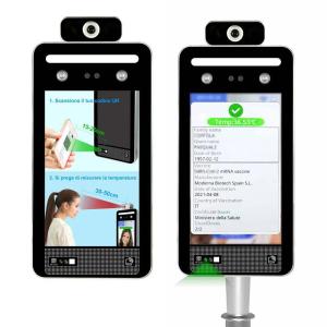 China Distance 0.5m Face Recognition Temperature Scanner Access Control wholesale