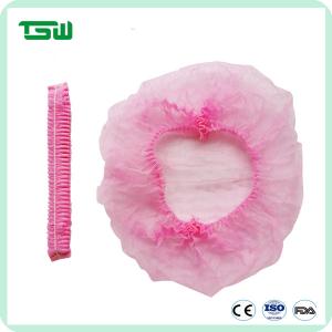 China Lint Free Single Use 10G 14G Non Woven Bouffant Cap wholesale