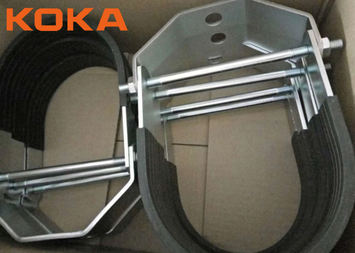 Galvanized 1-1/4 In Strut Pipe Clamps 2.5mm Clevis Pipe Hanger Steel