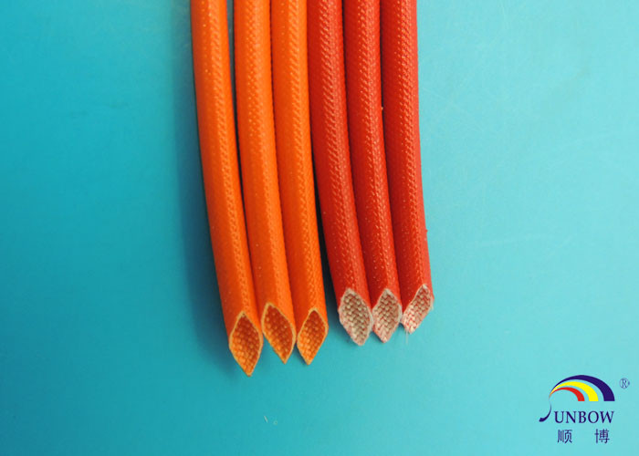 Insulation Colorful Acrylic Coated Fiberglass Sleeving For Class F Motors