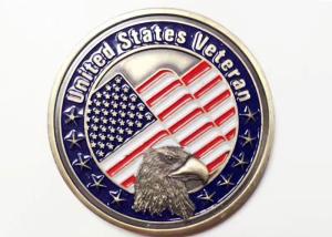 China Military Custom Sports Medals United States Veteran Style With Eagle Symbol wholesale