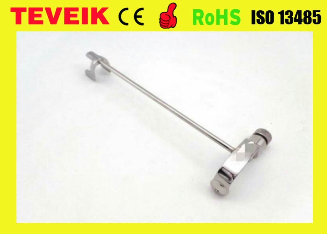 Factory Supplier Medical Biopsy Needle Guide for SonoScape 6V3 Ultrasound Probe, Stainless Steel Needle Guide