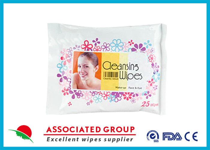 Nonwoven Hand Makeup Remover Wipes Feminine Hygiene Individual Resealable Pack