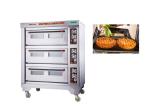 Three Deck 1220mm 19.8kw Industrial Bakery Oven