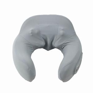 China Memory Foam Neck Car Headrest Pillow Electric Heating Massager wholesale