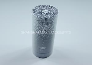 China Purple Luxury Round Cardboard Containers Perfume Spray Jewelry Packaging White Silver wholesale