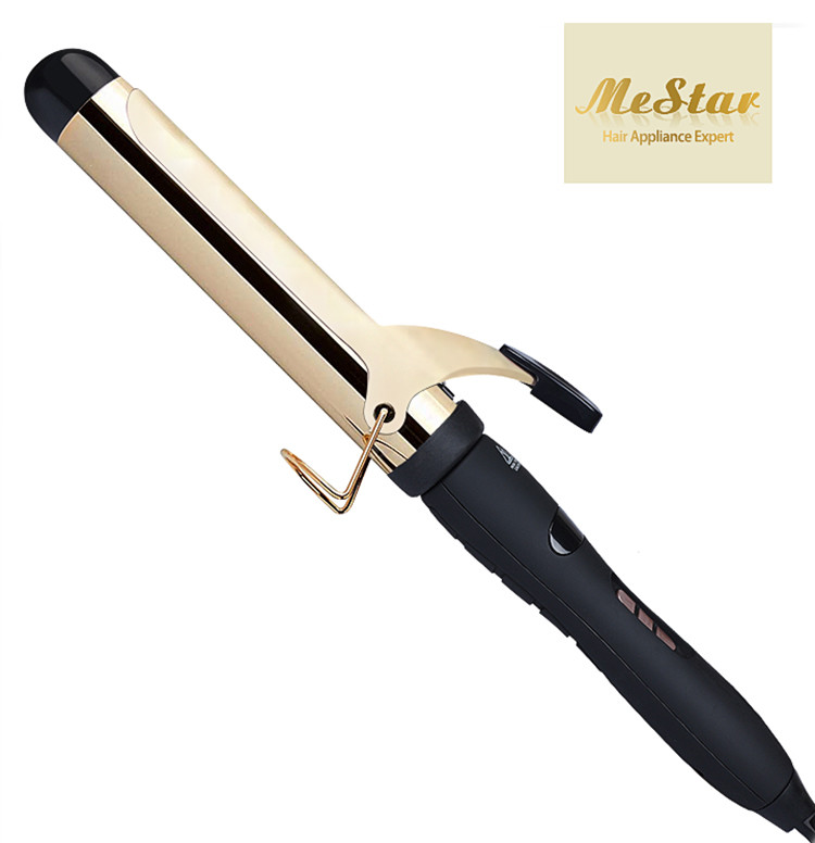 Professional LCD Hair Curling Wand 140F - 450F Temperature Control Titanium