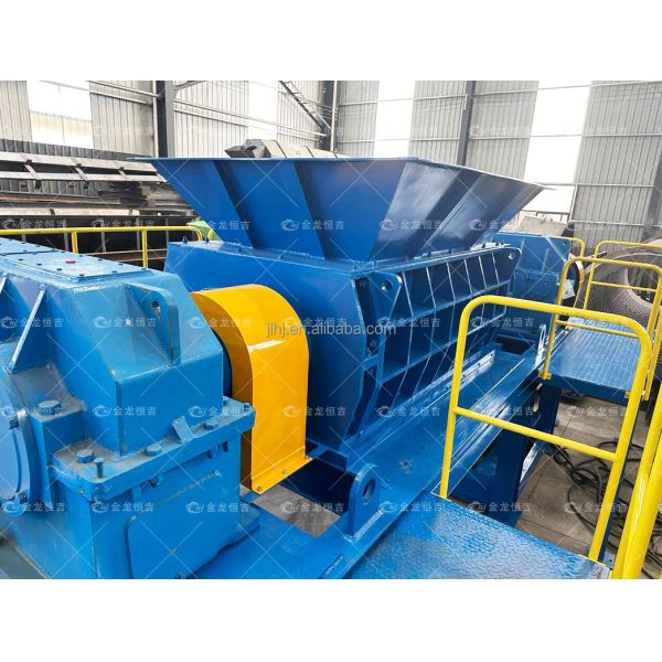 Large Capacity 90 kW Power 22000 kg Weight Scrap Metal Shredder Double Shaft Shredder