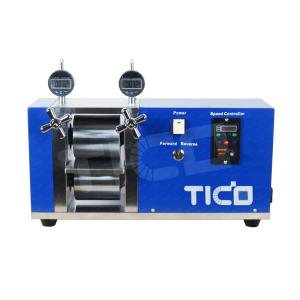 China Pouch Cell Battery Electrode Rolling Press Machine with Digital Micrometer wholesale