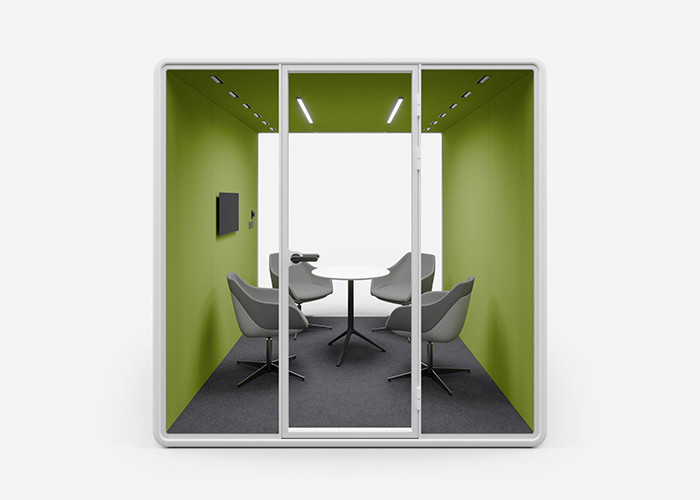 Extra Large Office Meeting Pods Customized Size Strong Steel Panel