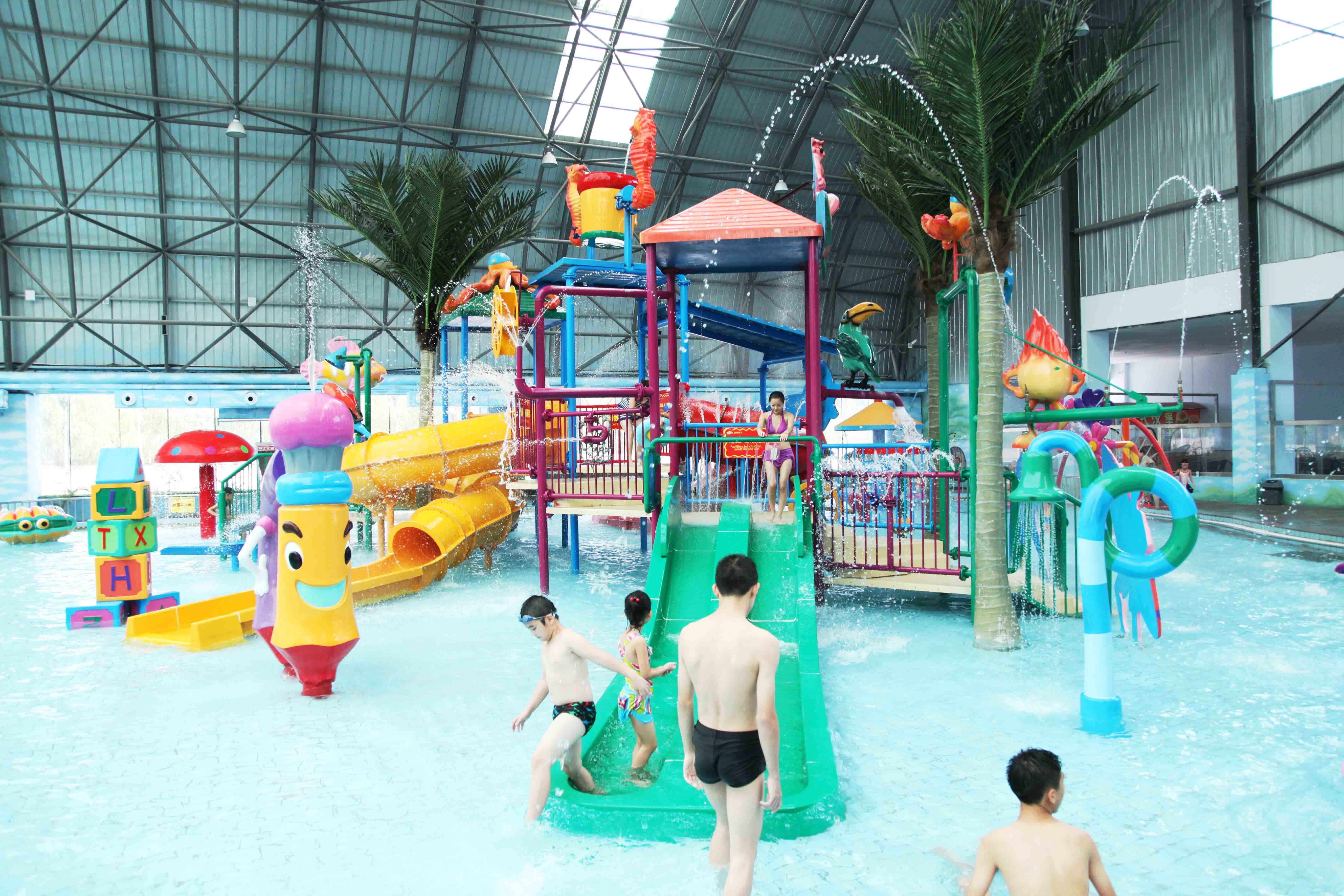 Swimming Pool Kids Water Parks Mini Interactive Lanes for Water Park