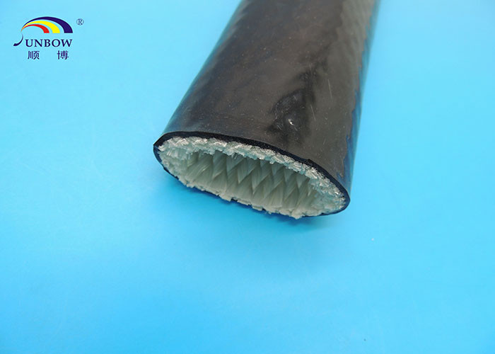 1650℃ High Temperature Flexible Braided Fiberglass Sleeving Flame Retardant